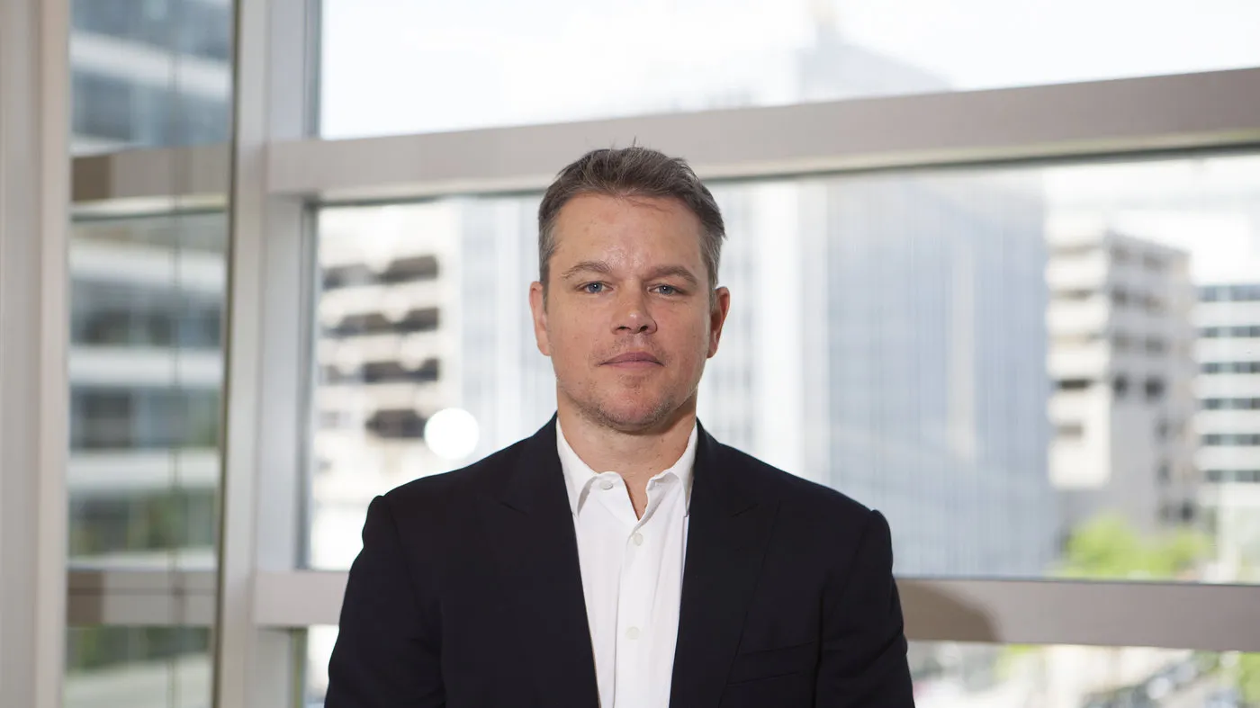 Matt Damon at World Bank